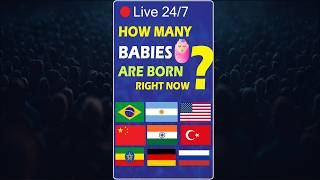 🔴 LIVE - World Population Counter 2026 #live #countries #population