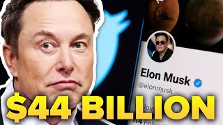 Elon Musk's Net Worth DROPS Because He's Buying Twitter?!