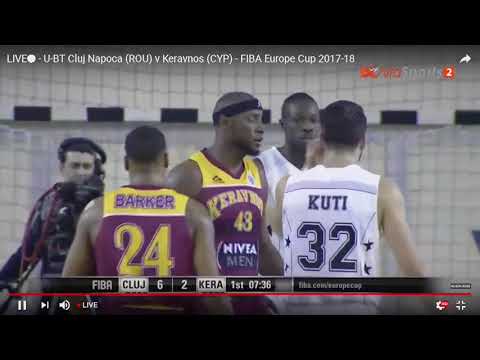 FIBA EUROPE CUP | U-BT CLUJ NAPOCA vs KERAVNOS - VOD