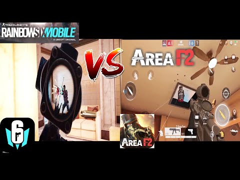 RAINBOW SIX SIEGE MOBILE VS AREA F2  GAMEPLAY TRAILER ANDROID IOS COMPARISON 2022