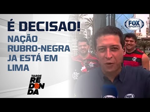 A TORCIDA DO FLAMENGO JÁ FAZ A FESTA EM LIMA, NO PERU!