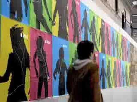 iPod ad - Wild Postings