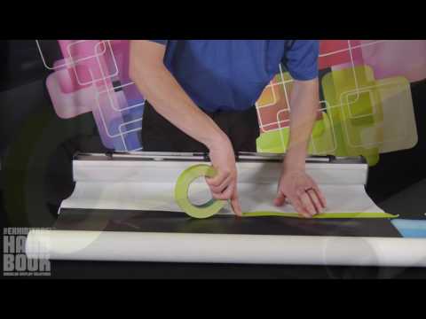 Video: replacing the graphic on a Mosquito retractable banner stand