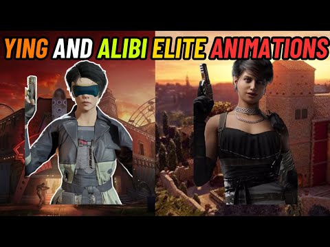 Ying and Alibi Elite Animations - Rainbow Six Siege