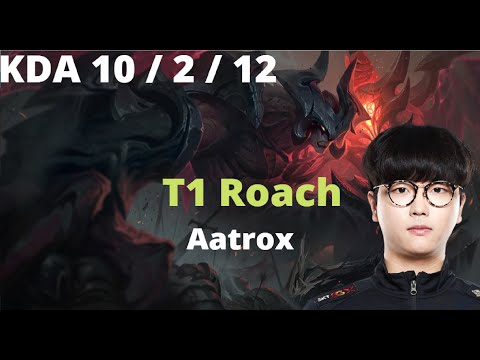 T1 Roach Aatrox vs Sett Toplane Matchup - SoloQ