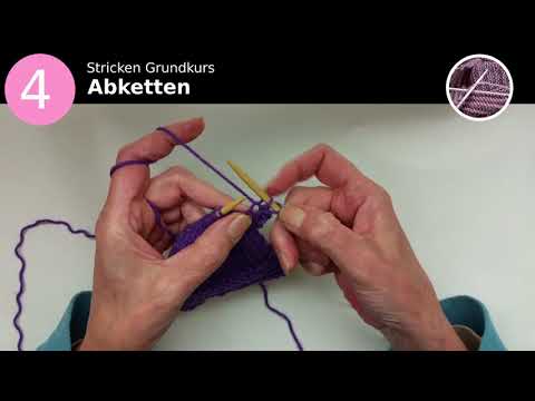 4.2 Elastisch abketten - Grundkurs Stricken