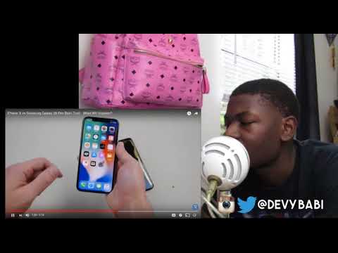 REACTING TO TECHRAX iPhone X vs Samsung GS8 Fire Burn Test!!