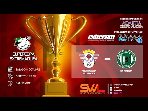 BM Ciudad de Villafranca Vs UB Pacense | Supercopa de Extremadura | 08/10/2022