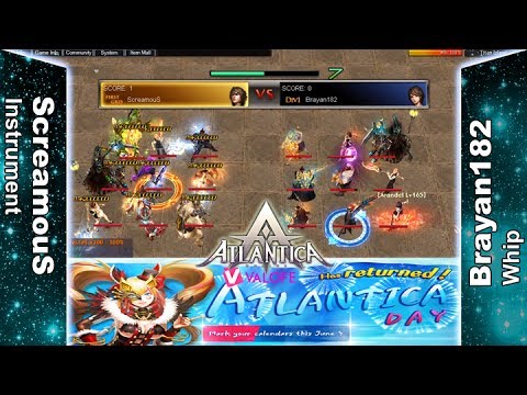 Titan 18/06/2017 PM - Screamous vs Brayan182 - Atlantica Online