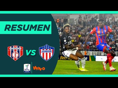 Unión Magdalena vs Junior (Goles y Highlights) Liga BetPlay Dimayor 2022-1 | Fecha 17