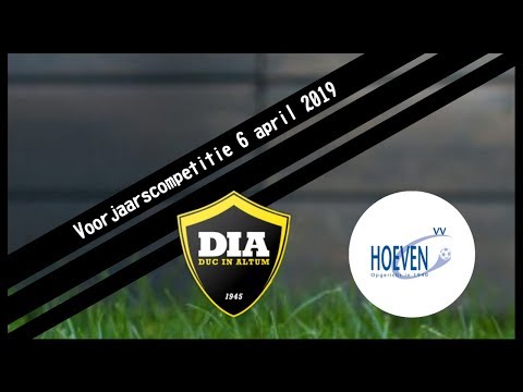 DIA Meisjes Academie (JO15-4M) vs v.v. Hoeven JO15-1