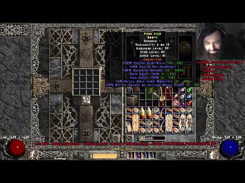 GG Insane Sexy Boots w/ Corruption/Slam! Project Diablo 2 Season 2 Hardcore Reset Day 4!