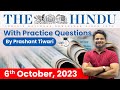 The Hindu Analysis By Prashant Tiwari 6 October 2023 Current Affairs Today StudyIQ