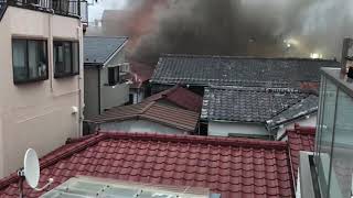 4月8日　渋谷区本町の火事