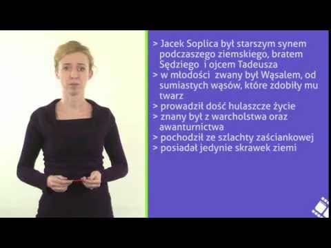 Dzieje Jacka Soplicy   charakterystyka postaci