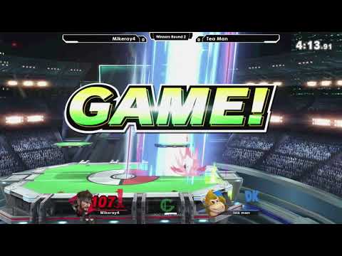 Smash Ultimate: Mikeray4 (Snake) V Tea Man (Donkey Kong) - Synthesis 3 Tournament SSBU