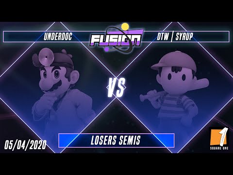 Fusion.EXE #21 - Underdoc (Dr Mario) Vs. DTW | Syrup (Ness) - Losers Semis - SSBU
