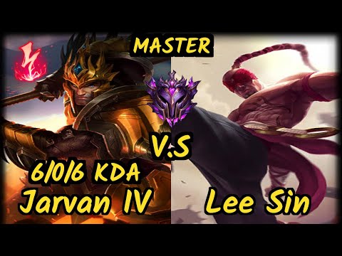 MVP Yondu (JARVAN IV) vs LEE SIN - 6/0/6 KDA JUNGLE GAMEPLAY - KR Ranked MASTER