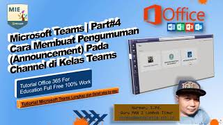 Cara membuat pengumuman di Teams | Tutorial Microsoft Teams Part#4