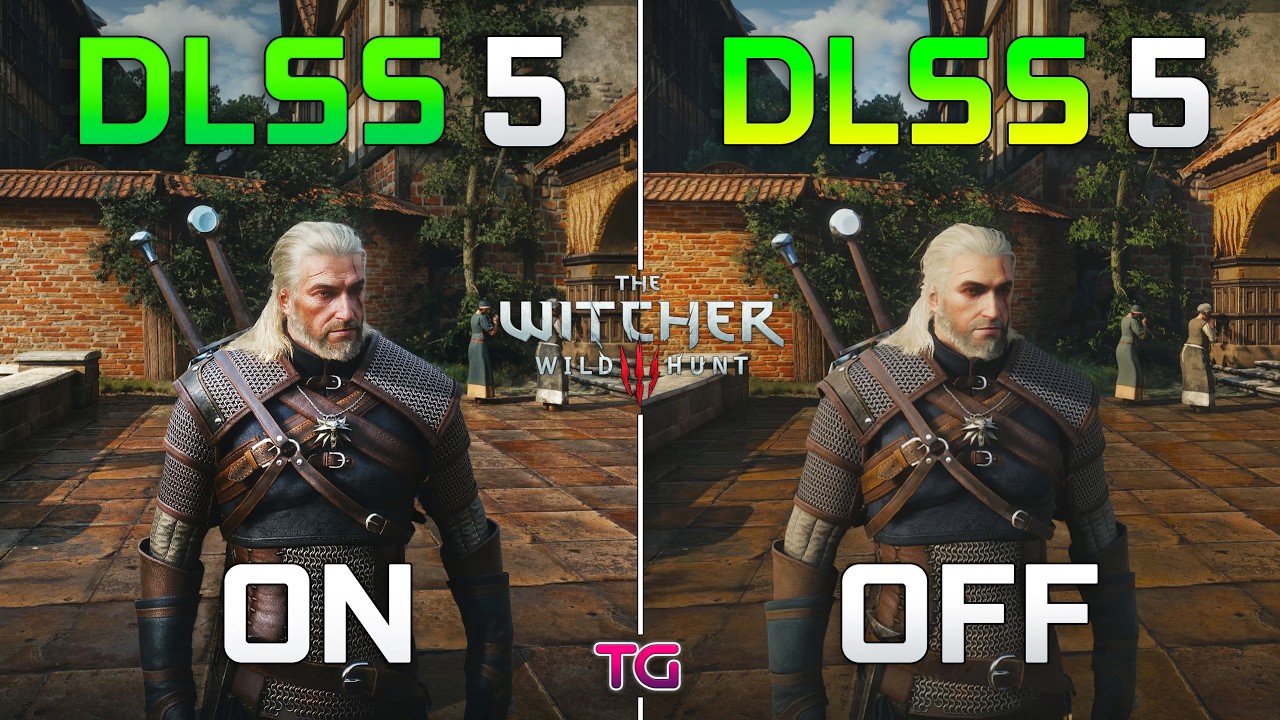 DLSS 5 Neural Rendering : ON vs OFF in The Witcher 3 | Graphics & FPS Comparison