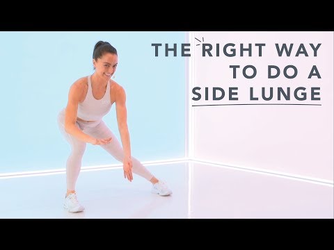 How to do a side lunge correctly, with Megan Roup thumnail