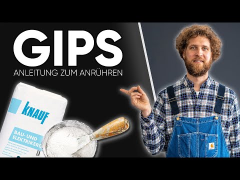 MIXING PLASTER for sockets with electrician's plaster (instructions)