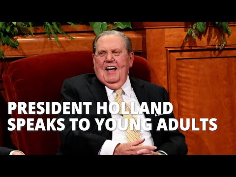 President Holland Speaks to Young Adults
