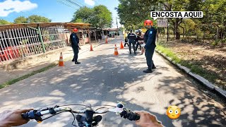 CAI DENTRO DA BLITZ COM A MOTORIZADA !