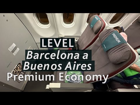 Vuelo directo Barcelona - Buenos Aires en Premium Economy con LEVEL
