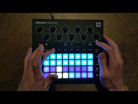 Novation Circuit Tracks Jam With Live Improvisation At The End