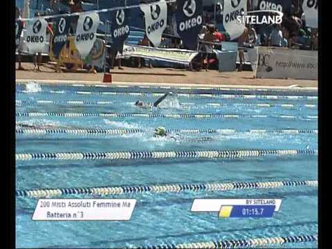 Serie 2 dei 200 Misti  Assoluti Femmine Master - 13 Memorial Andrea Bettiol