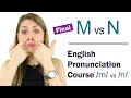 How to Pronounce M and N Consonant Sounds | Learn English Pronunciation Course