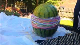 Exploding Watermelon for Science Project