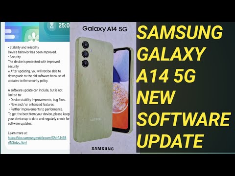 Samsung galaxy A14 5g new software update December 2025 ✨🔥