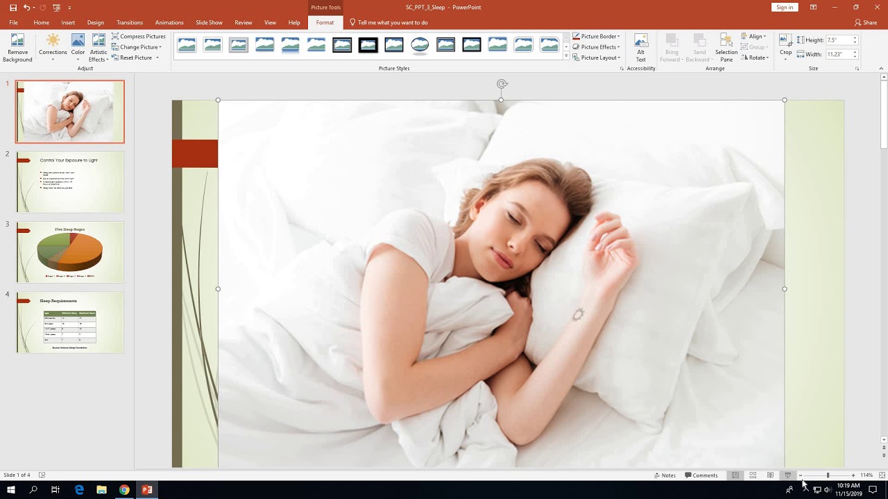 PowerPoint 2019 Module 3 Demonstration Part 2