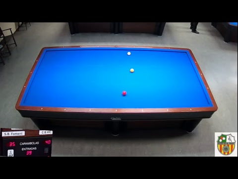 LLIGA NACIONAL 3 BANDES 2ªDIVISIO. -  S.B.FOMENT MOLINS  vs  C..B.VIC