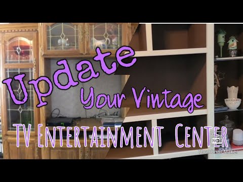 Update:  Reno of Vintage TV Entertainment Center refitted.