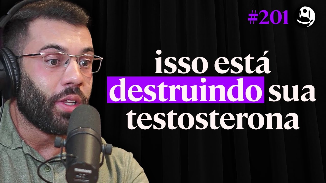 Médico Alerta: Esses Hábitos Estão Destruindo Sua Testosterona - Dr.André Rizzut | Lutz Podcast #201