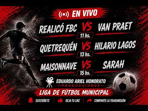 TORNEO PROVINCIAL DE FÚTBOL MUNICIPAL - FECHA 12.