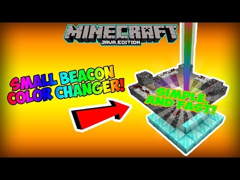 OmenCraft - Minecraft Redstone Tutorial - Beacon Color Changer!