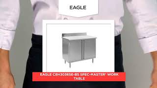 Stainless Steel Enclosed Base Commercial Work Tables