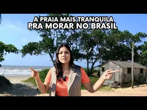 O PARAÍSO SECRETO NO LITORAL DO BRASIL... Essa praia isolada é o LUGAR para quem busca  PAZ