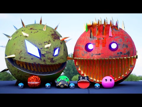 ROBOT PACMAN VS MONSTER PACMAN USE POKEMON NEW ADVENTURE