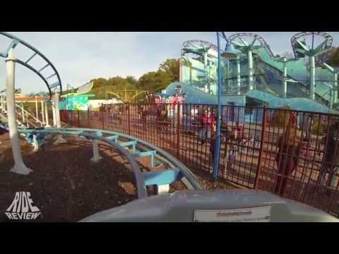 Rollercoaster brakes FAIL - Backyardigans Mission to Mars - Onride POV - Movie Park