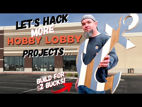 8 More Hobby Lobby Woodworking Projects - Low Cost High Profit - Make Money Woodworking (Episode 16)