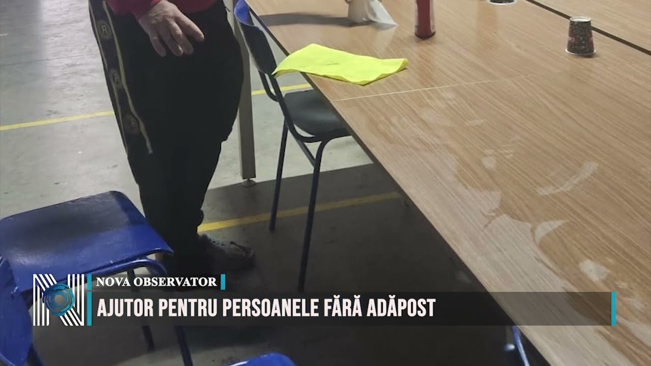 AJUTOR PENTRU PERSOANELE FĂRĂ ADĂPOST