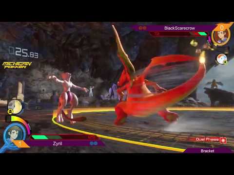 Zyril (Charizard) Vs BlackScareCrow (Mewtwo) - Pokken at HSL - 3-16-18