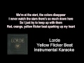 Lorde - Yellow Flicker Beat ( Instrumental Karaoke ...