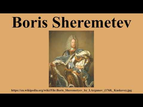 Boris Sheremetev