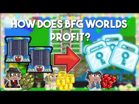 Growtopia| How Does BFG Worlds Profit? [EXPLAINED!!]2018!